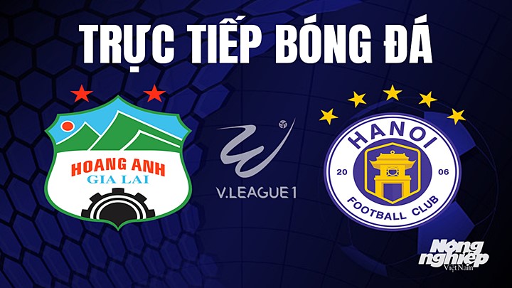 Trực tiếp bóng đá V-League 2023 giữa HAGL vs Hà Nội hôm nay 31/5/2023