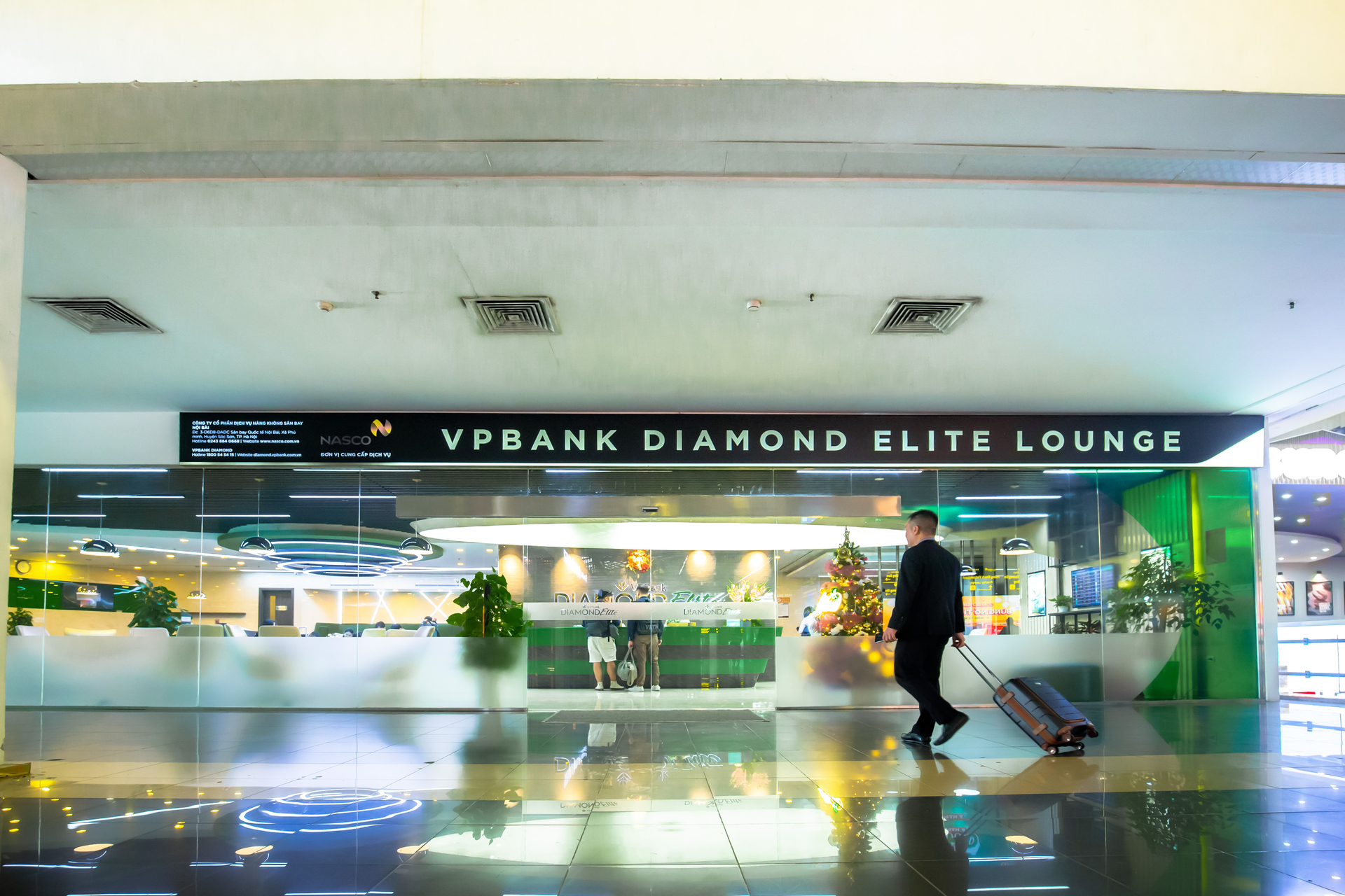 Phòng chờ sân bay cho khách hàng ưu tiên VPBank Diamond. Ảnh: ST.