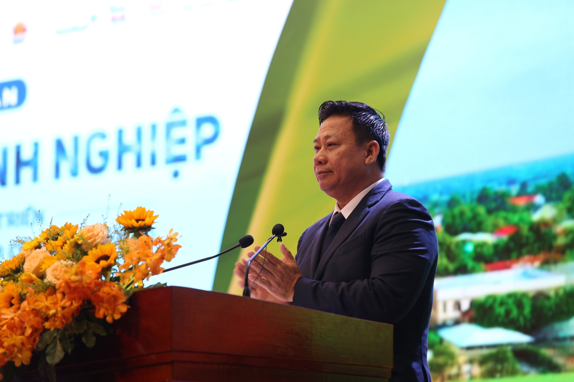 Ông Nguyễn Thanh Ngọc, Chủ tịch UBND tỉnh Tây Ninh phát biểu tại diễn đàn.