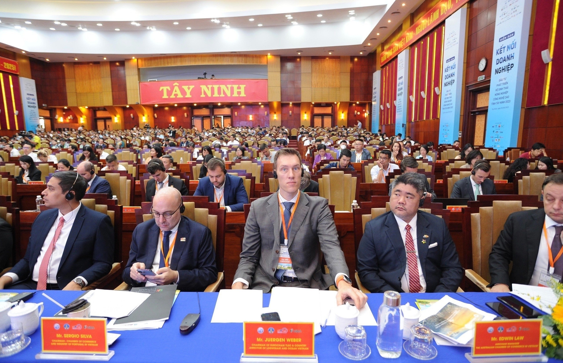 Diễn đàn kết nối doanh nghiệp đầu tư, phát triển hệ sinh thái nông nghiệp công nghệ cao tỉnh Tây Ninh năm 2023 thu hút đông đảo doanh nghiệp, hiệp hội tham gia.