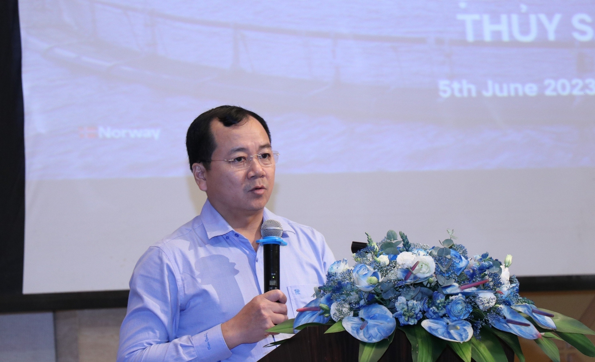 Ông Trần Đình Luân, Cục trưởng Cục Thủy sản cho biết, thời gian qua Na Uy đã hỗ trợ rất nhiều cho Việt Nam về lĩnh vực thủy sản. Ảnh: KS.