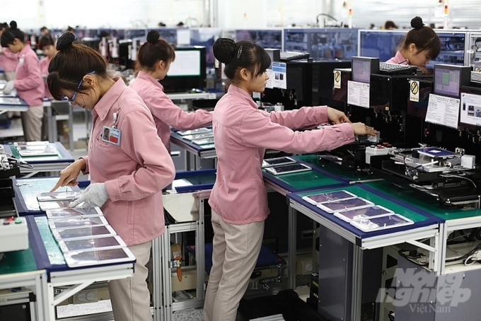 Thái Nguyên có nhiều doanh nghiệp sử dụng hàng chục ngàn lao động như Samsung, Hansoi, Glonic, TNJ, TDT.... Ảnh: Toán Nguyễn.