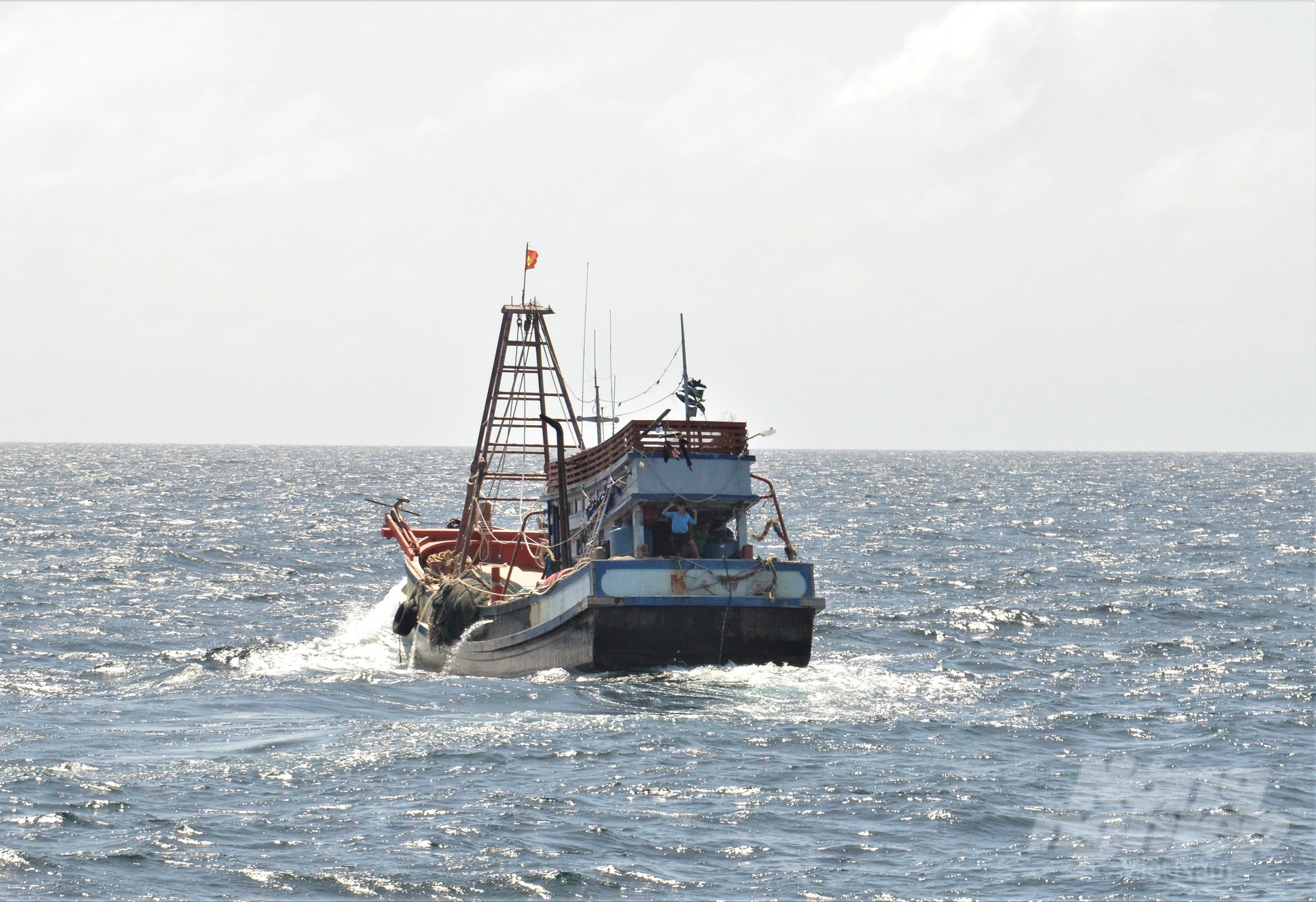 The fishing vessels belonging to the category of 'missing' in Kien Giang province are classified as a group of fishing vessels with a high risk of violating regulations on illegal fishing because they are not under the management of the functional sector. Photo: Trung Chanh.