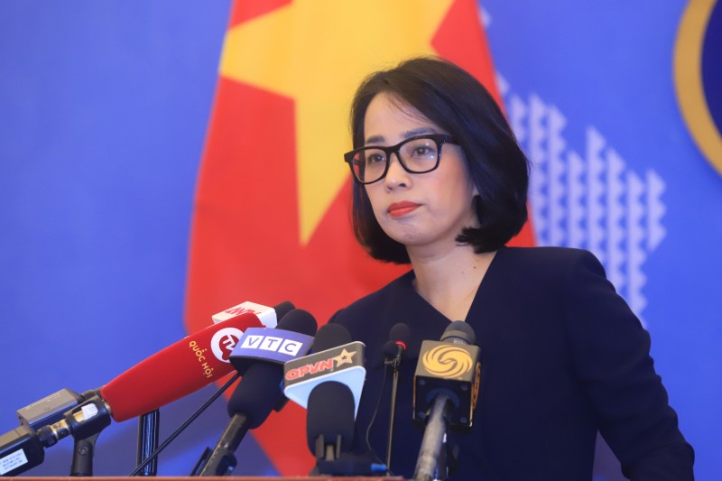 Người phát ngôn Bộ Ngoại giao Việt Nam Phạm Thu Hằng.