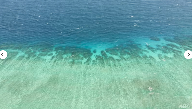 Sea temperatures at a depth of about 10m were a quarter of a degree Celsius higher than ice-free oceans in May averaged across 1991 to 2020, according to the Copernicus Climate Change Service (C3S). Photo: AFP