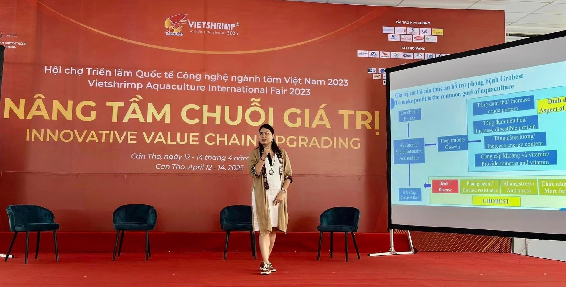 TS Trần Ngọc Thiên Kim, Giám đốc Công thức của Grobest Việt Nam.