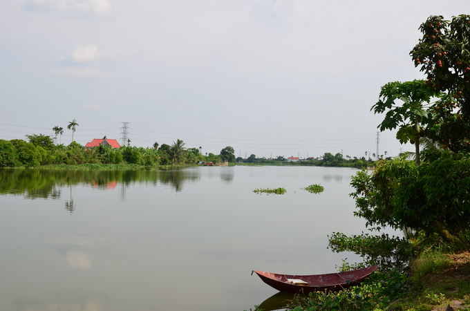 Cảnh đẹp của sông Hương, đoạn nhìn từ xã Thanh Xá. Ảnh: Dương Đình Tường.