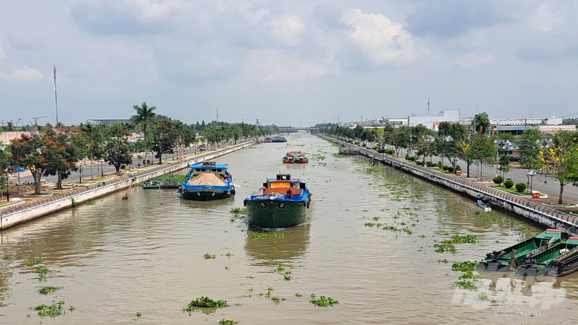 Sand extracted from the riverbed has unstable quality and contains a high amount of impurities. Photo: Kim Anh.