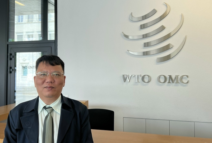 TS. Ngô Xuân Nam tại phiên họp của Ủy ban SPS/WTO hồi tháng 6/2022.