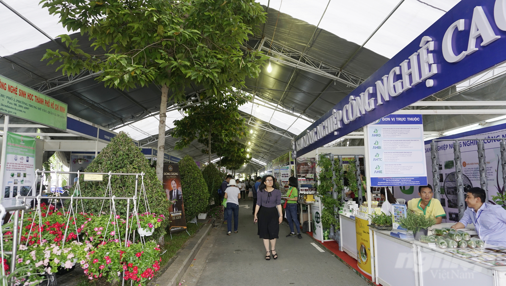 Hội chợ triển lãm giống, nông nghiệp công nghệ cao TP.HCM lần 9 năm 2023 với nhiều điểm mới. Ảnh: Nguyễn Thủy.
