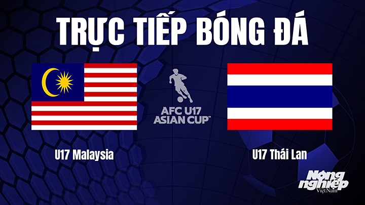 Trực tiếp bóng đá U17 Châu Á 2023 giữa Malaysia vs Thái Lan hôm nay 18/6/2023