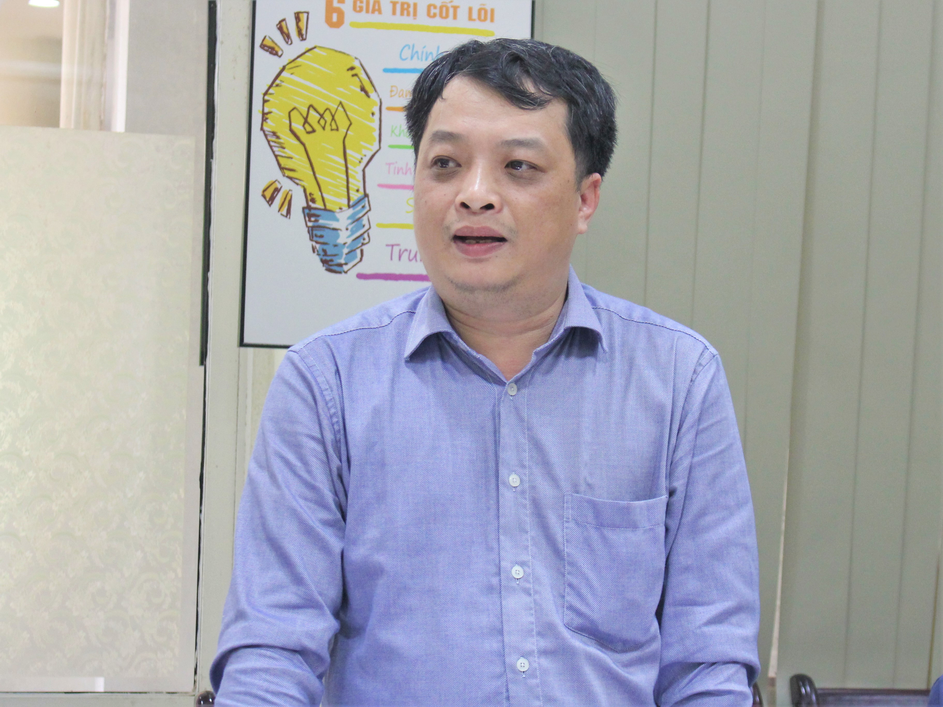 Ông Lê Nguyễn Trường Giang, Viện trưởng Viện Chiến lược chuyển đổi số kỳ vọng hai đơn vị sẽ phối hợp chặt chẽ để sớm xây dựng được quy hoạch chuyển đổi số cho Bộ NN-PTNT. Ảnh: Trung Quân.
