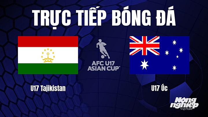 Trực tiếp bóng đá U17 Châu Á 2023 giữa Tajikistan vs Úc hôm nay 22/6/2023