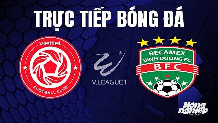 Trực tiếp bóng đá V-League 2023 giữa Viettel vs Bình Dương hôm nay 25/6/2023