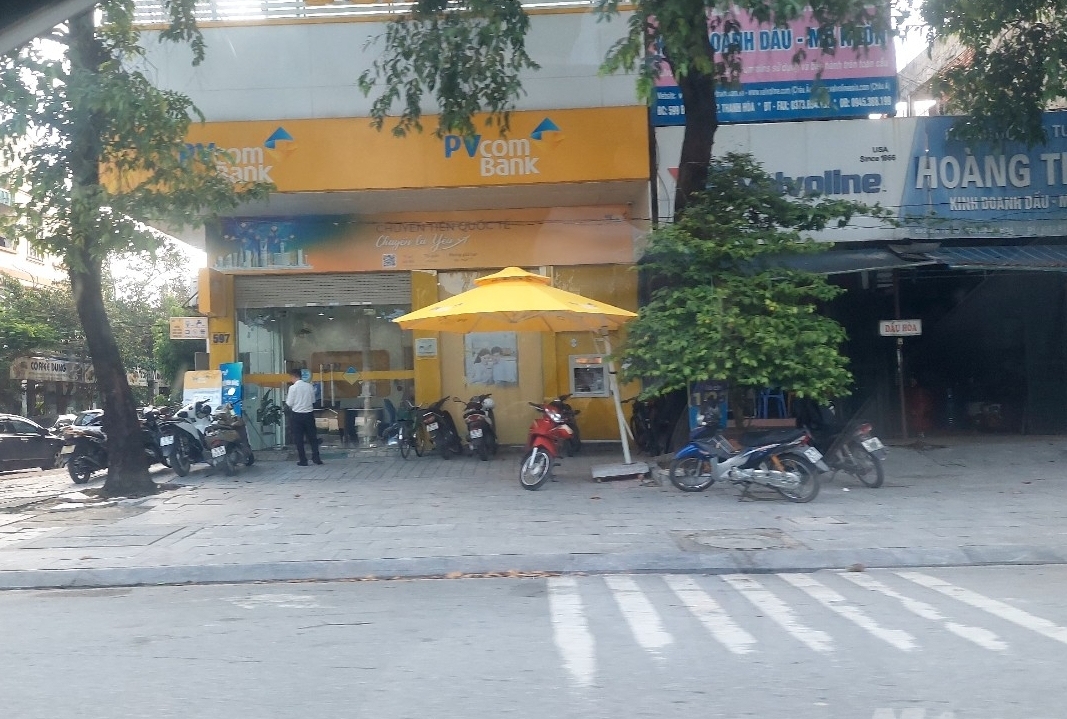 Ngân hàng PVcombank chi nhánh Đông Thọ từng là nơi làm việc của ông Hà Duy Phương.