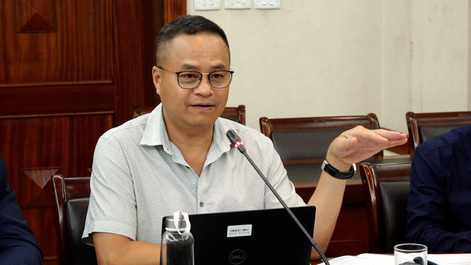 Mr. Pham Hung Cuong, senior irrigation expert of the World Bank. Photo: Minh Phuc.