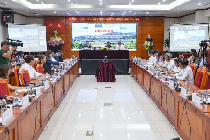 The conference on 'Deforestation-free coffee production and supply in compliance with European Union regulation' on June 29 at MARD office. Photo: Tung Dinh.