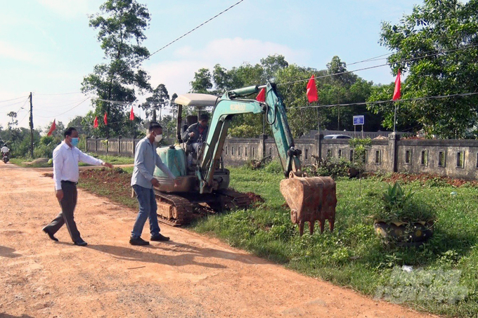 Gio Linh tập trung tháo gỡ cho những xã khó khăn để đạt tiêu chí nông thôn mới. Ảnh: Võ Dũng.