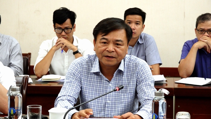 Deputy Minister of Agriculture and Rural Development Nguyen Hoang Hiep. Photo: Quang Linh.