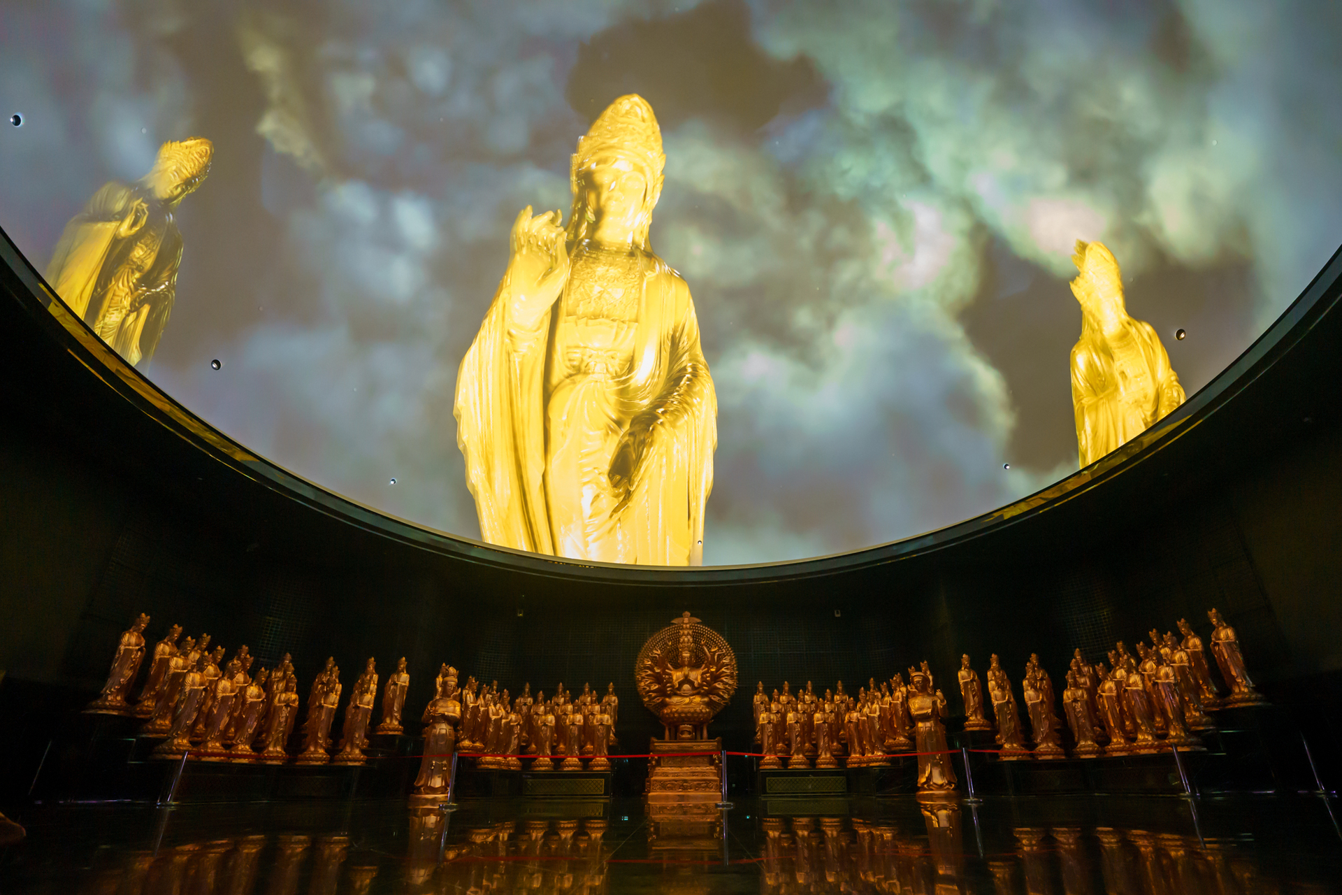 Công nghệ 3D mapping tại trung tâm triển lãm Phật giáo trên núi Bà Đen