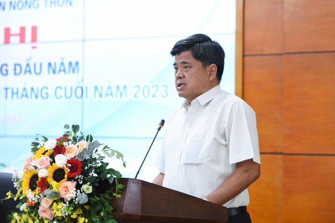 Thứ trưởng Trần Thanh Nam phát biểu tại hội nghị. Ảnh: Tùng Đinh.