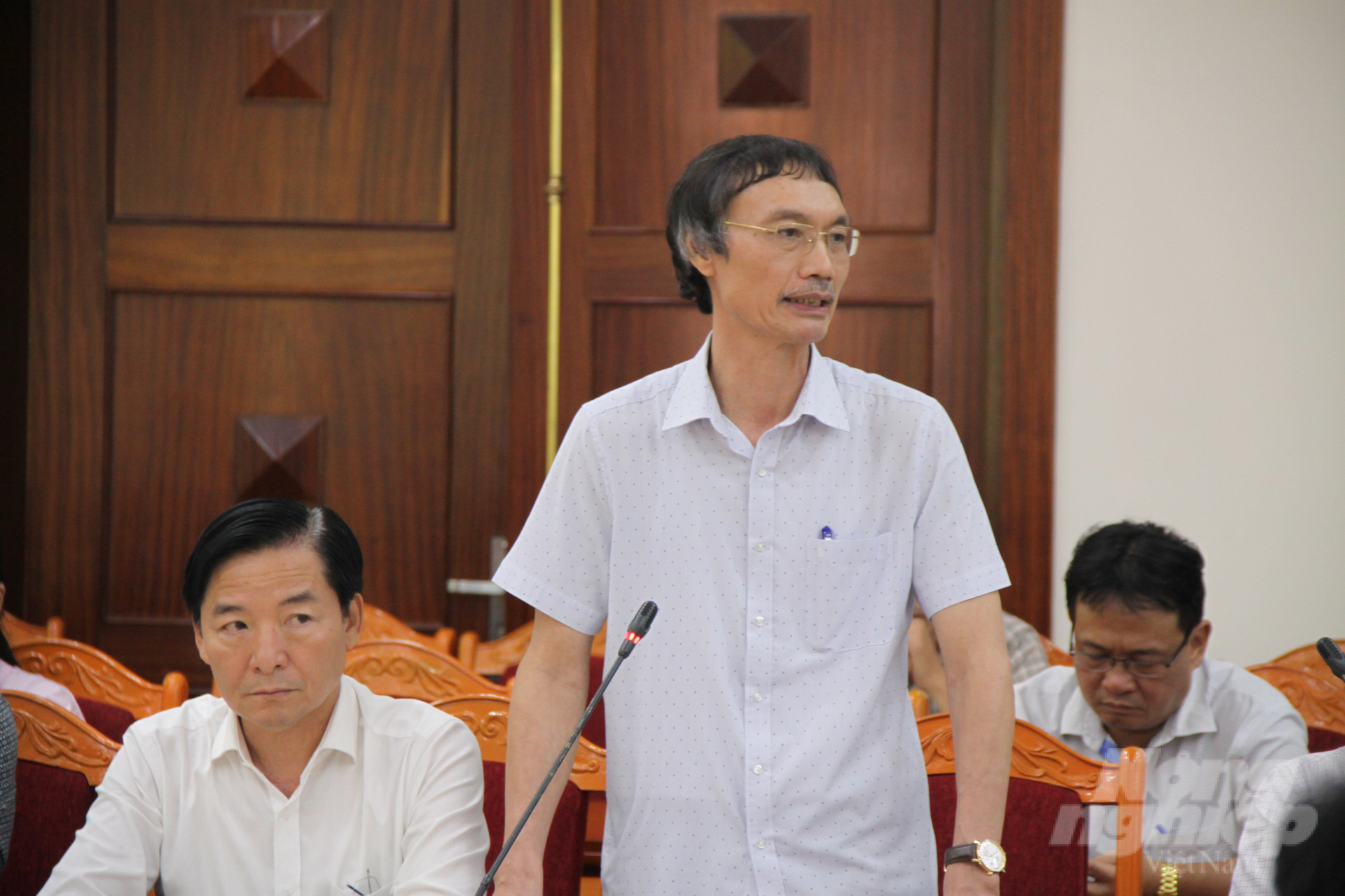 TS Đoàn Văn Thu, Phó Giám đốc Viện Khoa học Lâm nghiệp Việt Nam. Ảnh: Kiên Trung.