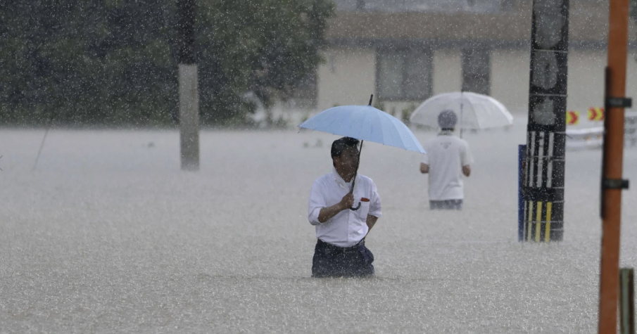 Farther north, the overflowing Beas River swept vehicles downstream as it flooded neighborhoods.