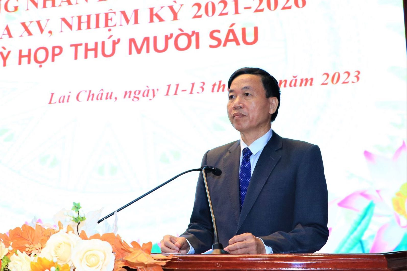 Ông Lê Văn Lương - Tân Chủ tịch UBND tỉnh Lai Châu nhiệm kỳ 2021-2026.