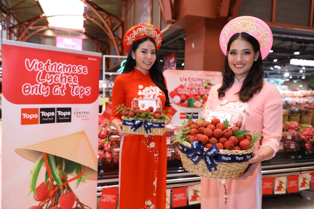 Vải thiều Lục Ngạn, Bắc Giang nhận được sự yêu thích của người tiêu dùng Thái Lan.