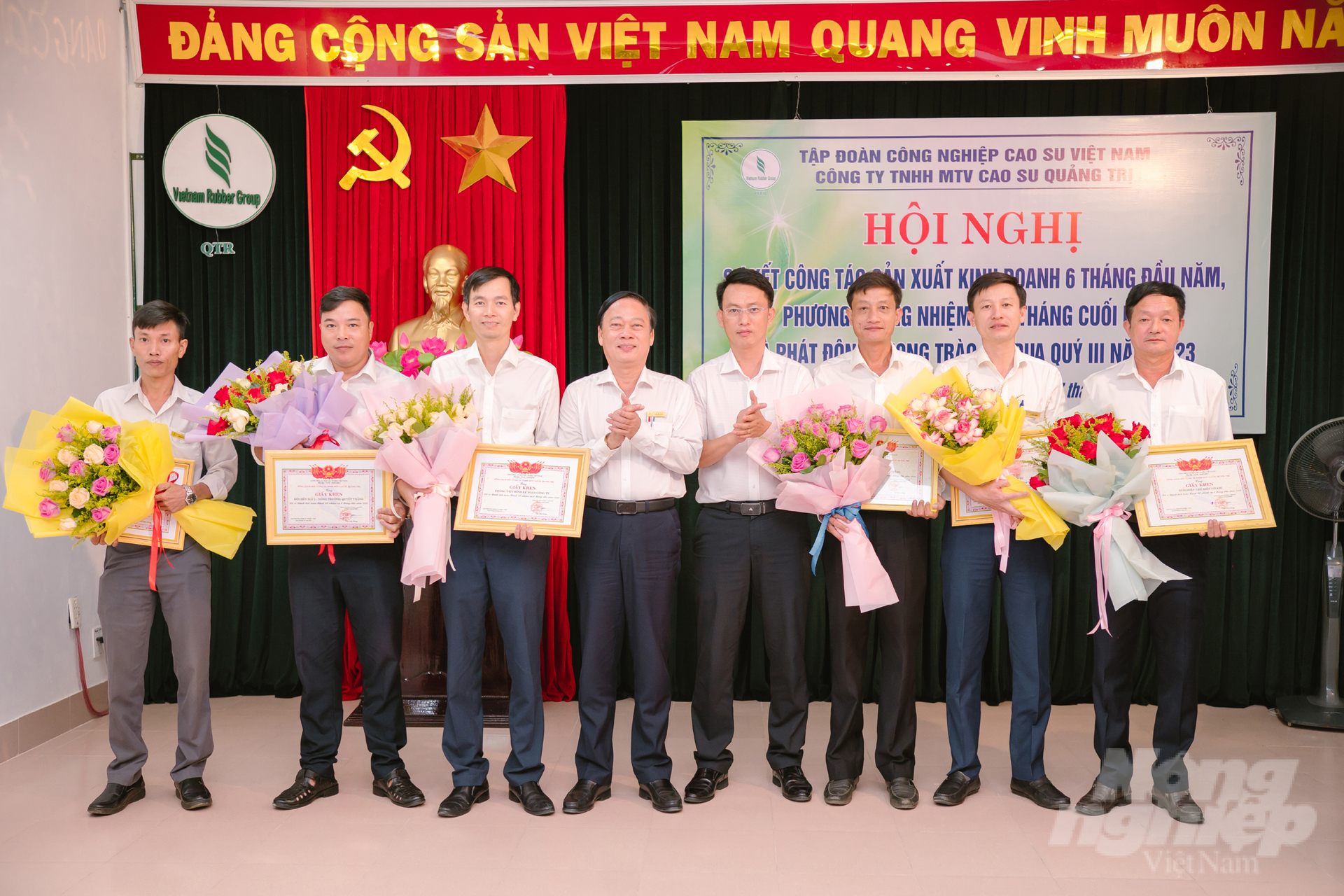 Sáu tháng đầu năm, Công ty Cao su Quảng Trị đạt được những chỉ số sản xuất, kinh doanh ấn tượng. Ản: Võ Dũng.