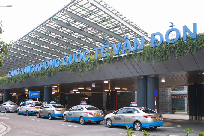 Hiện sân bay quốc tế Vân Đồn có 2 chuyến bay nội địa tới TP Hồ Chí Minh và Đà Nẵng. Ảnh: Vũ Miền.