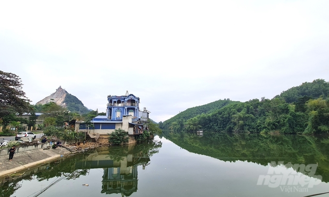 Cuối tháng 6, đầu tháng 7 trên địa bàn tỉnh Tuyên Quang có mưa lớn đã giúp nhiều hồ thủy lợi vượt qua mực nước chết, đảm bảo nước tưới phục vụ sản xuất. Ảnh: Đào Thanh.