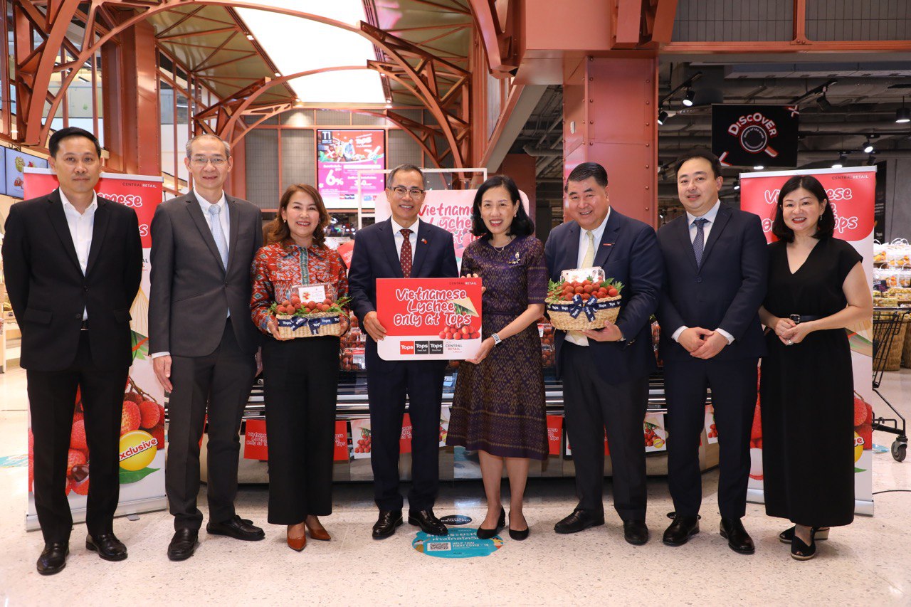 Promotion event to launch lychee fruit of Luc Ngan, Bac Giang, Vietnam in Thailand.