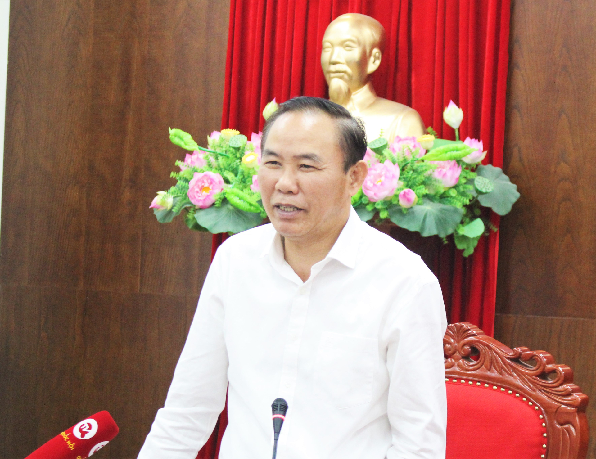 Deputy Minister of Agriculture and Rural Development Phung Duc Tien highly regarded the results that the units have achieved. Photo: Trung Quan.