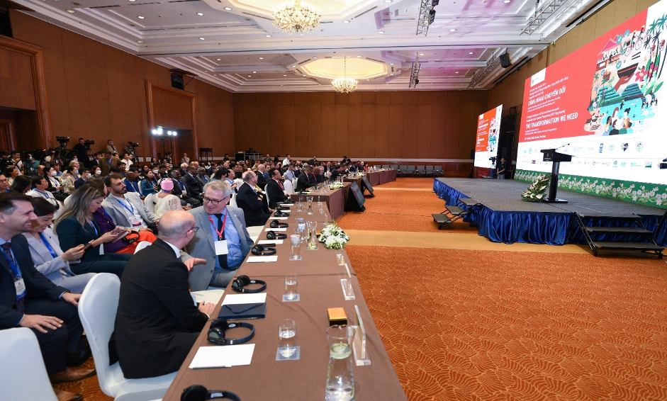 The 4th Global Conference on Sustainable Food Systems, with the theme 'Transforming a healthy, sustainable food system, adapting to climate change and inclusiveness in the context of a new crisis, takes place from April 24 to 27, 2023 in Hanoi. Photo: Hai Nam. 