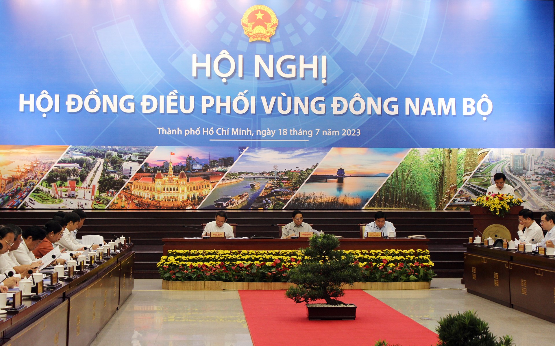 The Conference on launching the Coordination Council of the Southeast took place in Ho Chi Minh city. Photo: T.N.