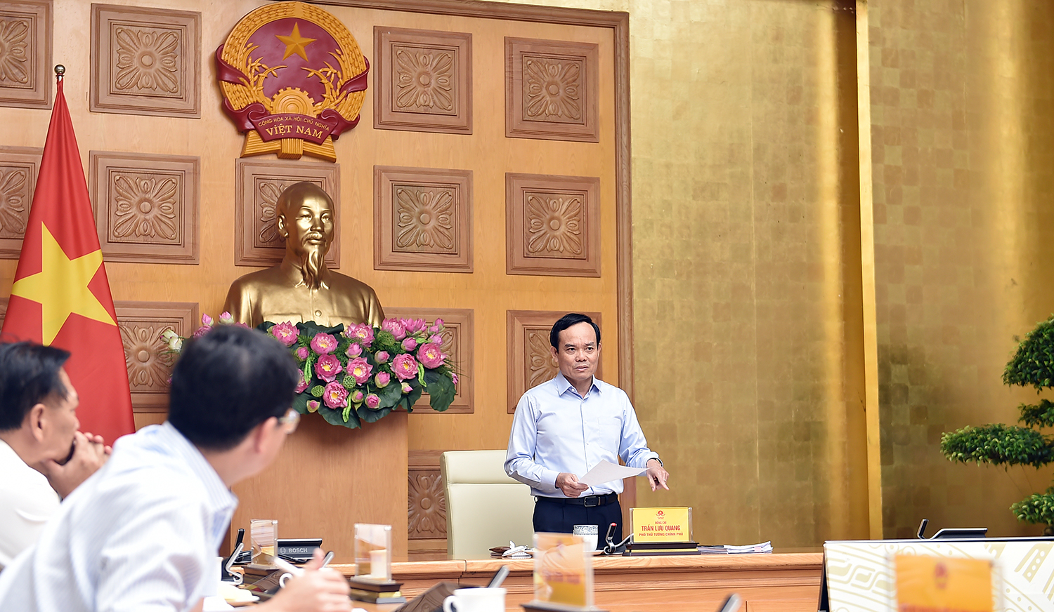 Deputy Prime Minister Tran Luu Quang requests that the Master Plan enables capital mobilization for 2021-2025 to ensure its feasibility as soon as competent authorities approve it.