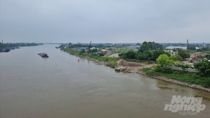 Sông Luộc bao bọc phía tây bắc của tỉnh Thái Bình. Ảnh: Toán Nguyễn.