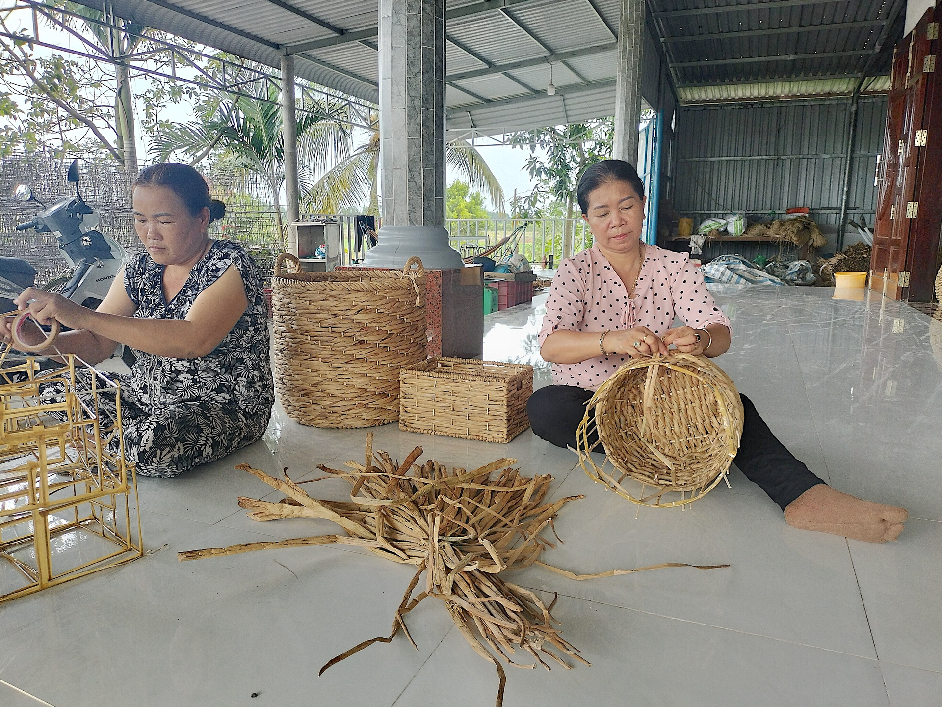 Tỉnh Long An tập trung đào tạo nghề, giải quyết việc làm cho lao động nông thôn. Ảnh: Minh Đảm.