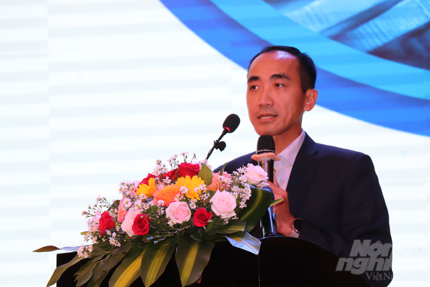 Ông Nguyễn Phương Lam, Giám đốc VCCI Cần Thơ cho biết, số lượng doanh nghiệp FDI đầu tư vào ĐBSCL hiện còn khiêm tốn so với các khu vực khác trong cả nước. Ảnh: Kim Anh.