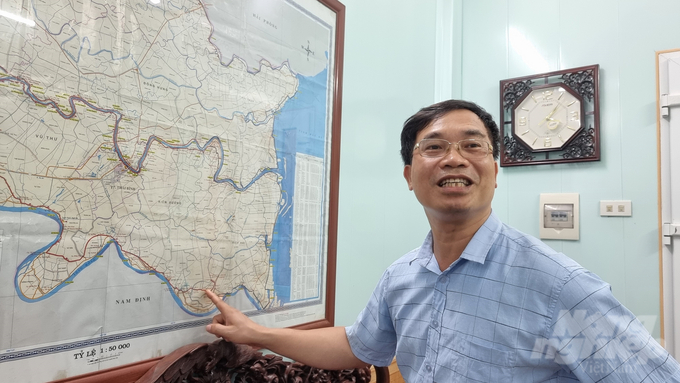 Ông Phạm Thanh Bình - Phó Giám đốc Ban Quản lý Dự án đầu tư xây dựng các công trình NN-PTNT tỉnh Thái Bình. Ảnh: Toán Nguyễn.