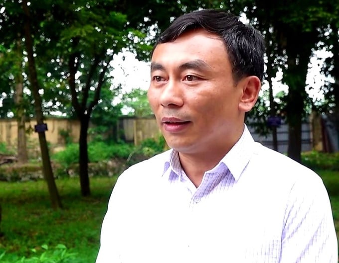 TS Nguyễn Đức Kiên, Viện trưởng Viện Nghiên cứu giống và Công nghệ sinh học lâm nghiệp. Ảnh: Hoàng Anh.