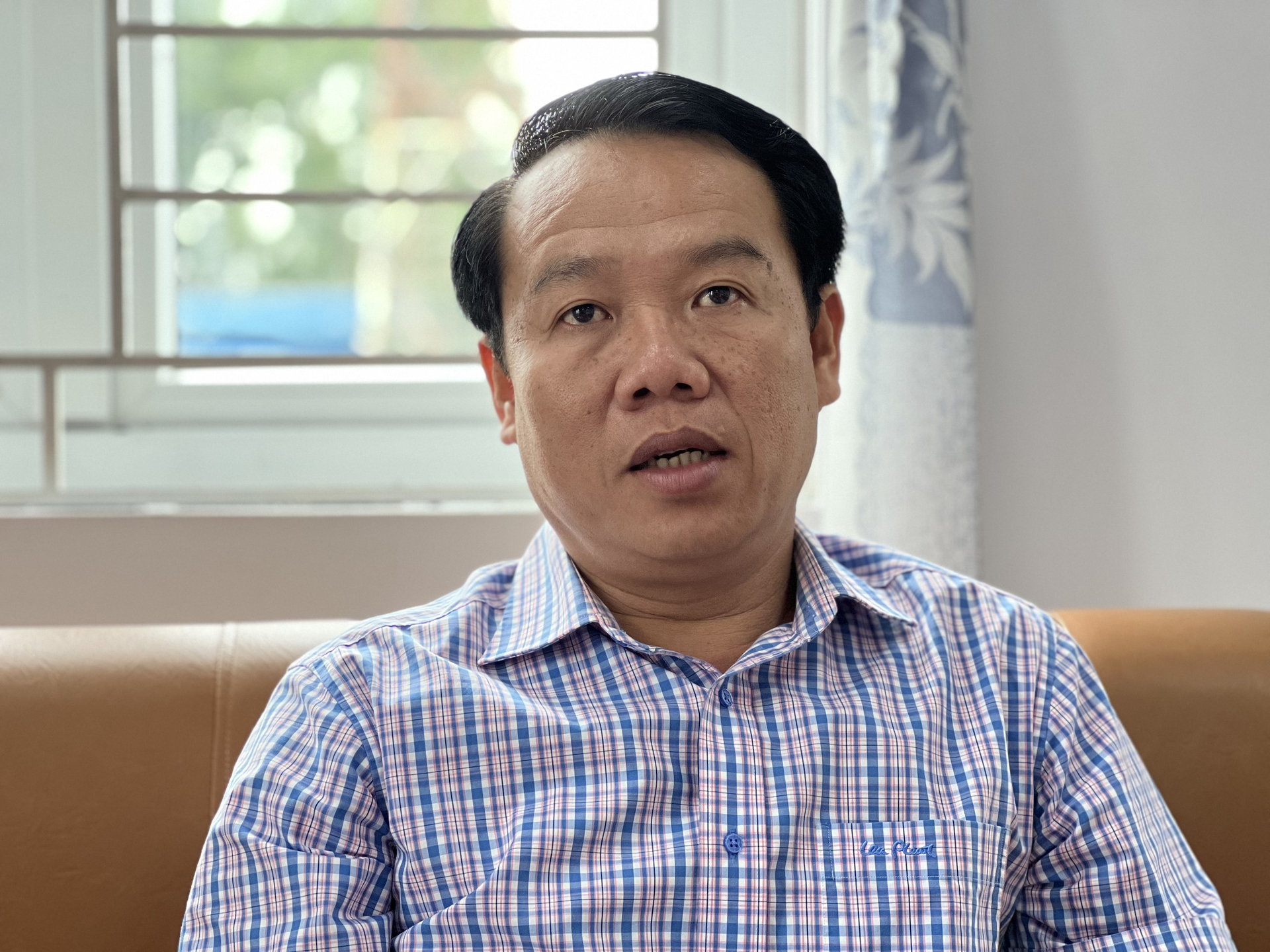 Ông Trần Công Hoằng, Giám đốc Vườn quốc gia U Minh Hạ. Ảnh: Trọng Linh.