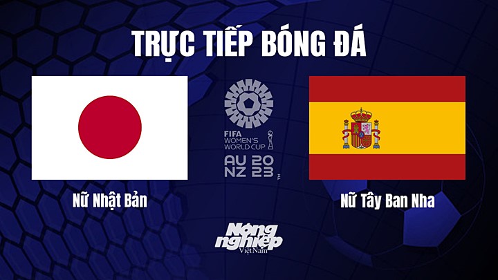 Trực tiếp bóng đá Nhật Bản vs Tây Ban Nha tại vòng bảng World Cup Nữ 2023 hôm nay 31/7/2023