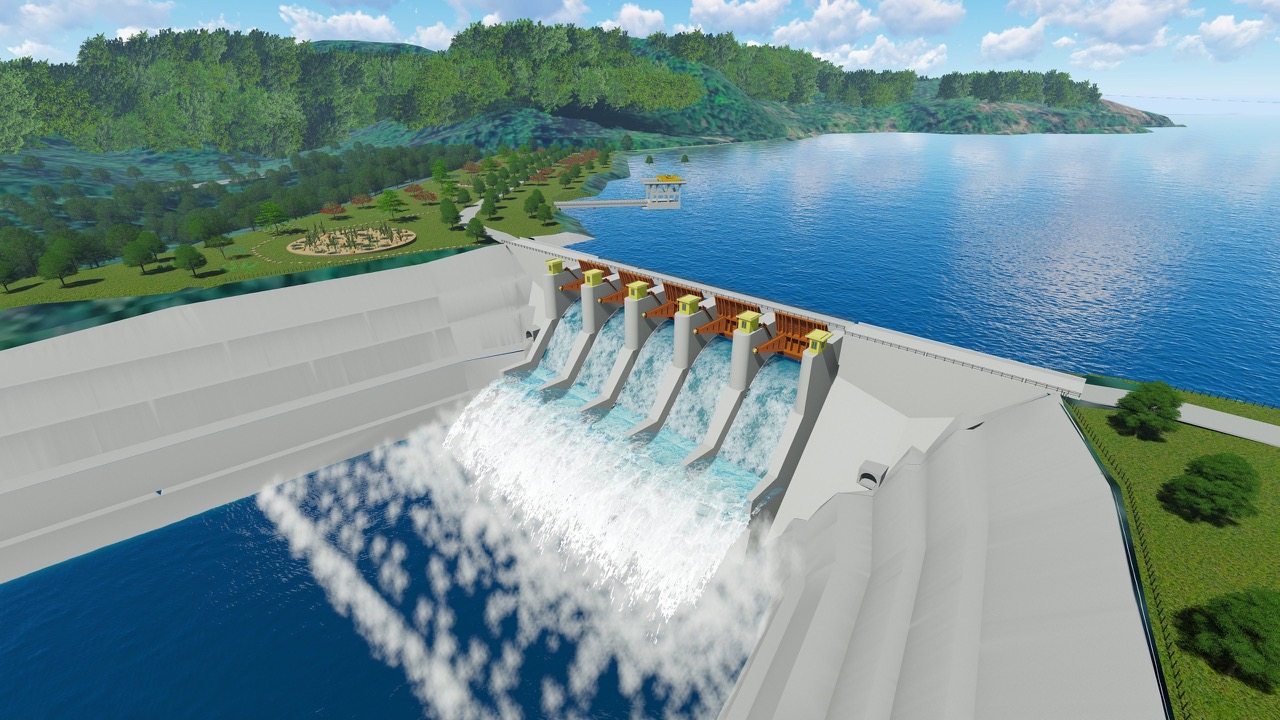 Khi hồ La Ngà 3 xây dựng không chỉ đảm bảo nguồn nước cho nhiều tỉnh mà còn có chức năng giảm lũ cho hạ lưu sông La Ngà. Ảnh: Ban 7.