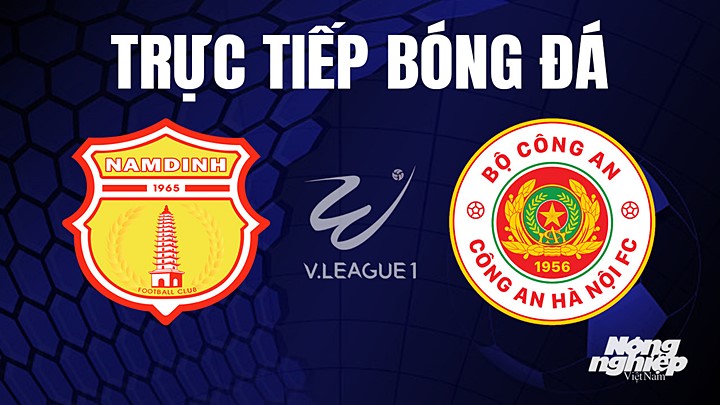 Trực tiếp bóng đá V-League 2023 giữa Nam Định vs CAHN hôm nay 2/8/2023