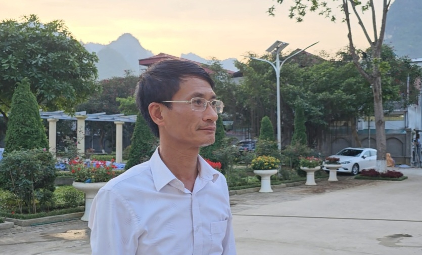 Ông Lê Ngọc Dương, Chủ tịch UBND huyện Mường Khương (Lào Cai). Ảnh: PV.