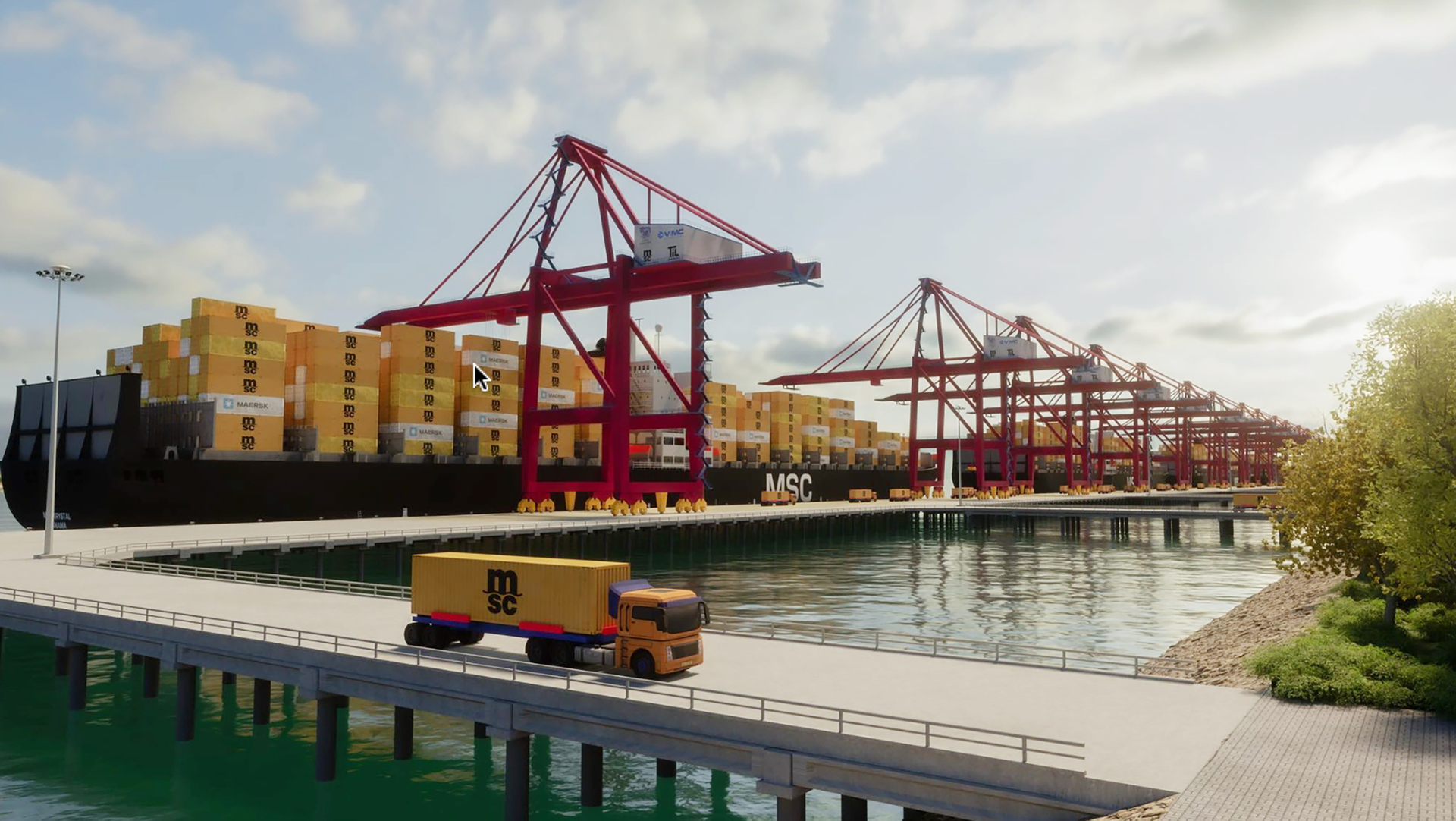 TP.HCM phấn đấu tổ chức đầu tư xây dựng Cảng trung chuyển Cần Giờ, đưa vào khai thác trước năm 2030. Ảnh: Portcoast.