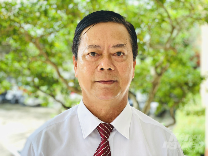 Ông Nguyễn Chí Thiện, Phó Giám đốc Sở NN-PTNT Long An. Ảnh: Lê Hoàng Vũ.