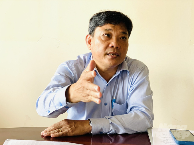 Ông Lê Quốc Điền, Phó Giám đốc Sở NN-PTNT Đồng Tháp. Ảnh: Lê Hoàng Vũ.